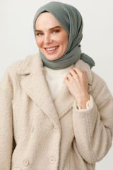 Valorscarf Çiğ Badem Pamuk Kraş Şal