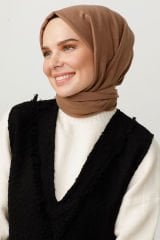 Valorscarf  Açık Kahve  Pamuk Kraş Şal
