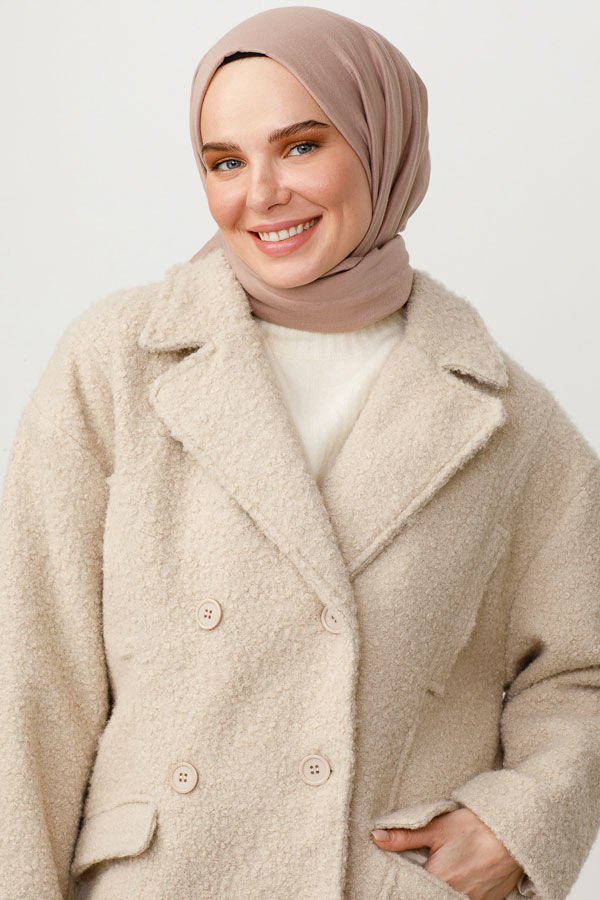 Valorscarf  Vizon Pamuk Kraş Şal