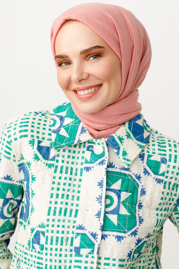 Valorscarf Japon Kirazı Pamuk Kraş Şal