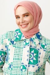 Valorscarf Japon Kirazı Pamuk Kraş Şal