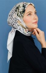 Valorscarf Amour Desen Pamuk ipek Esarp