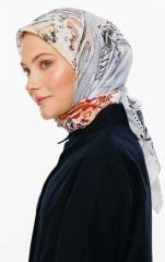 Valorscarf Amour Desen Pamuk ipek Esarp