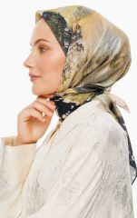 Valorscarf Forest Desen Pamuk İpek Esarp