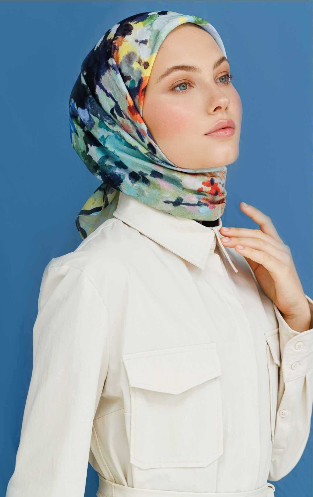 Valorscarf Lavinia Desen Pamuk İpek Eşarp