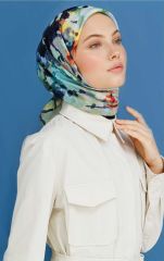 Valorscarf Lavinia Desen Pamuk İpek Eşarp